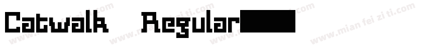 Catwalk Regular字体转换